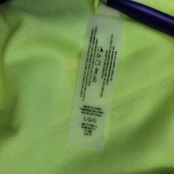 NWT Raisins Tropics High-Waisted Blue & Green Multicolor Bikini Bottom sz Large - Picture 8 of 12